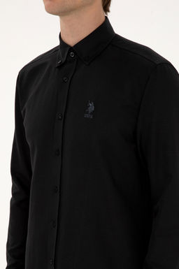 Erkek Siyah Uzun Kollu Basic G_mlek Sepette S_rpriz _ndirim - U.s. polo assn фото 7
