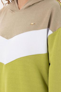 Женский свитшот фисташкового зеленого цвета Неожиданная скидка в корзине - U.s. polo assn фото 7
