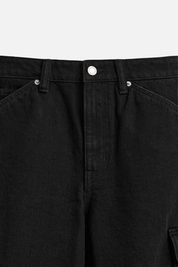 DENIM CARGO BERMUDA SHORTS - Zara фото 19