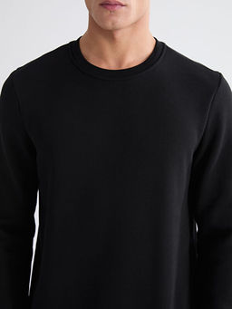 Bisiklet Yaka Erkek Sweatshirt