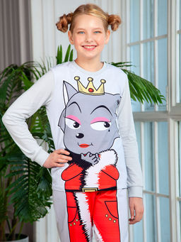 Пижама "Луве",серый