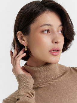 Серьги металлические золотистые - Mark formelle фото 3