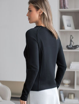 Джемпер тонкой вязки из хлопка с нейлоном