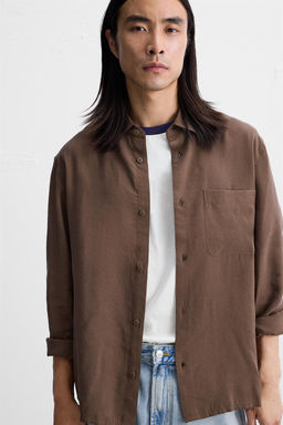 FLOWING REGULAR FIT SHIRT - Zara фото 14