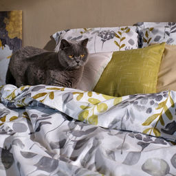 Постельное бельё Этель дуэт Flora and spring, 143х215 см-2 шт, 220х240 см, 70х70 см 2 шт  фото 8