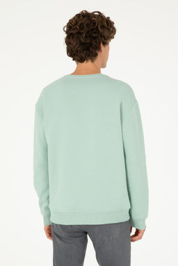 Мужская базовая толстовка зеленого цвета Неожиданная скидка в корзине - U.s. polo assn фото 5