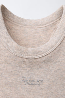 SLOGAN SEAMLESS CROP TOP - Zara фото 3