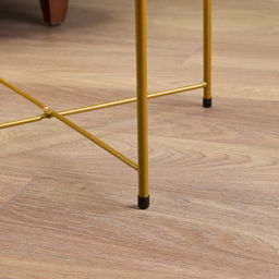 Столик журнальный «Клик Мебель», с подносом, 470×470×510 мм, цвет золотой