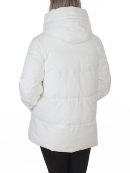 YR-6616 WHITE Куртка зимняя женская (150 гр. холлофайбер)