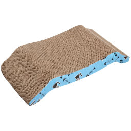 Когтеточка - лежанка "Царапкий Рай", цвет голубой, 43*21,3*4,5см