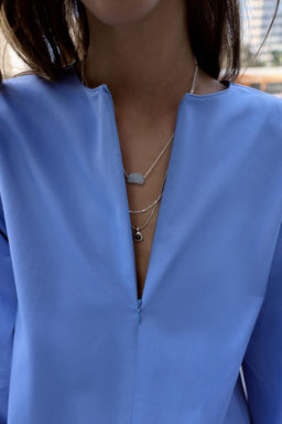 POPLIN BALLOON SLEEVE SHIRT - Zara фото 10