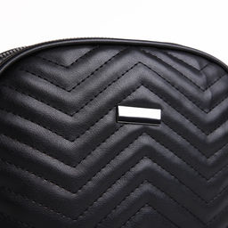 Сумка женская кросс-боди на молнии, цвет чёрный - Simaland фото 5