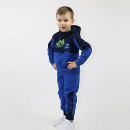 CRB wear/CWK 62496 Джемпер модель худи для мальчика, темно-синий-синий/Ex.Cherubino  фото 2