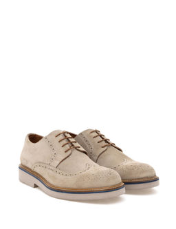 Bej %100 Deri Casual Ayakkab_
