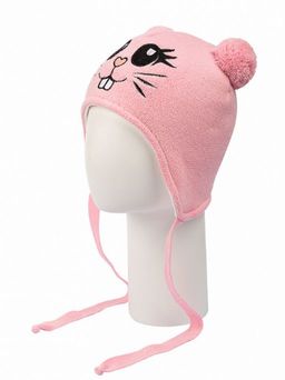 Шапка с завязками д/дев. Банни