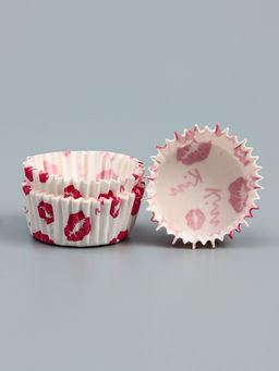 Цена за 300 шт. Форма для выпечки и упаковки конфет бумажная UPAK LAND «Поцелуи», 3.5×2 см, одноразовая, белая