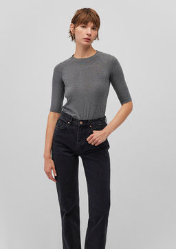 Gri Tisort - Mavi фото 2