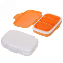 Цена за 5 шт. Таблетница - органайзер "ИДЕЯДОМА", 3 ячейки, 8*6.5*2.2см