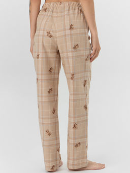 Комплект женский домашний бежевый с принтом мишек - Mark formelle фото 8