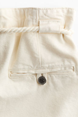Pantal?n paper bag con cintur?n de cord?n - H&m фото 4