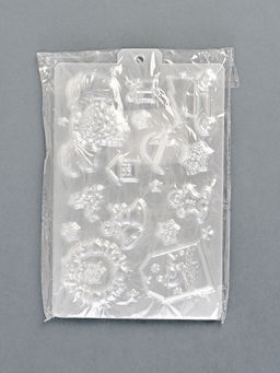 Цена за 10 шт. Форма для шоколада Новогодние традиции, 21?14 см