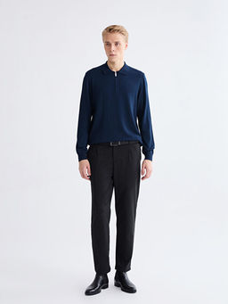 Polo Yaka Erkek Triko Kazak