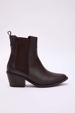 Trendyol Shoes Siyah Lastik Detayl? Kovboy Blok Topuklu Kad?n Bot TAKAW25BO00034 - Trendyolmilla фото 10