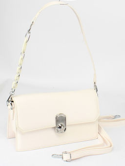 Сумка женская искусственная кожа Ch&K-2806, 1отд, плечевой ремень, белый SALE 259978 - Adelia фото 6
