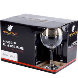 MS411-88 Набор 6-ти бокалов д/вина 260 мл ЛОФТ (х8) - Mayer&boch фото 2