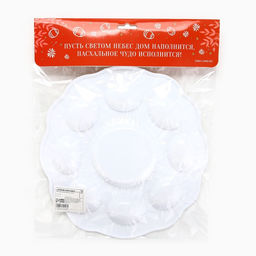 Пасхальная подставка на 8 яиц и кулич Светлой Пасхи, 24?25 см