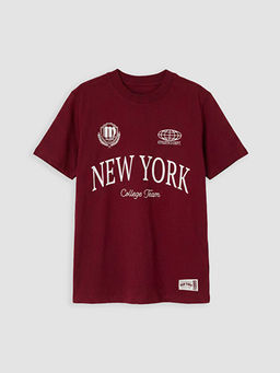 New York Bask?l? Erkek ?ocuk Ti??rt