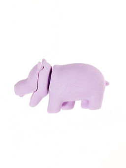 Цена за 5 шт. Ластик фигурный Бегемотик, МИКС - Calligrata фото 3