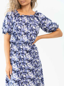 Платье женское, цвет голубой