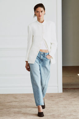 JEANS ZW COLLECTION ANKLE RELAXED TIRO MEDIO / Azul claro