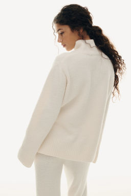 Jersey de mezcla de lana con escote en V - H&m фото 7