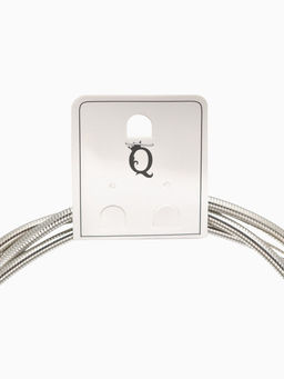 Чокер «Многослойный», металлический, цвет серебро