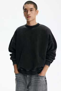 Sudadera con efecto lavado Oversized Fit - H&m фото 2