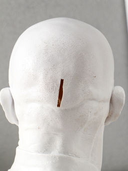 Копилка "Волан-де-Морт" 31х27х23 см, белый с золотом