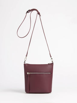 Женская кожаная сумка Richet 3245LN 853 Бордовый