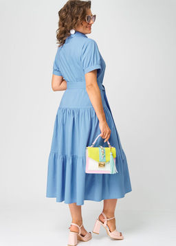 Платье EVA GRANT 7168С голубой