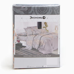 Постельное бельё 1,5сп Экономь и Я Вензеля,143х215см, 145х214см, 50х70см-1шт, микрофибра, 60г/м2  фото 5