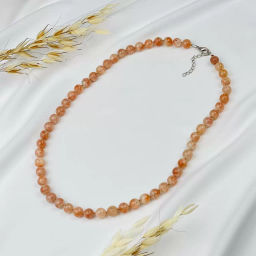 Бусы из камня Солнечный камень (Индия) 50 см +