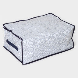 Кофр для хранения Доляна «Волна», 43×30×20 см, цвет синий  фото 3