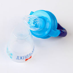 Ниблер для прикорма, от 5 мес., с силиконовой сеточкой, размер М «Джентльмен», голубой