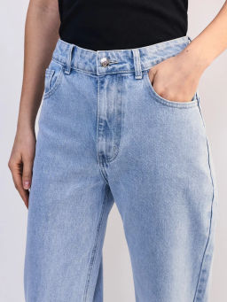 Прямые джинсы с высокой посадкой ZR2605092316-100 / Zarina