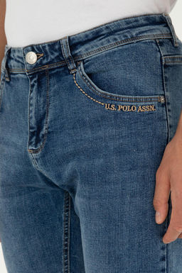 Мужские синие джинсовые брюки - U.s. polo assn фото 6