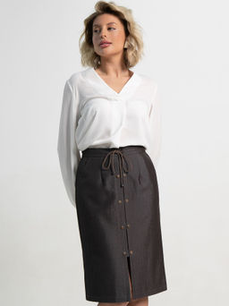 Юбка Этна (коричневая) Ю15109-3М - Lt collection фото 5