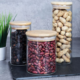 Банка для сыпучих бамбуковая крышка d-85/100 мм 500 мл /GT-35-121/уп120/ - Галеонтрейд фото 17