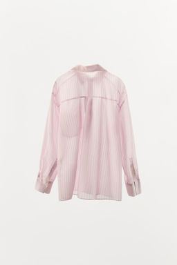STRIPED PYJAMA SHIRT - Zara фото 6