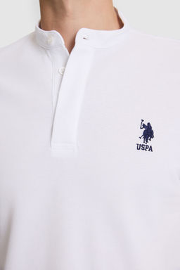 Erkek Beyaz Regular Fit Hakim Yaka TiЕГrt - U.s. polo assn фото 6